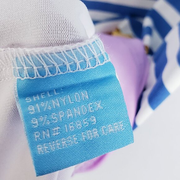 J. McLaughlin Top Catalina Cloth Striped Colorblock Blouse Tee Shirt size L - Picture 7 of 10